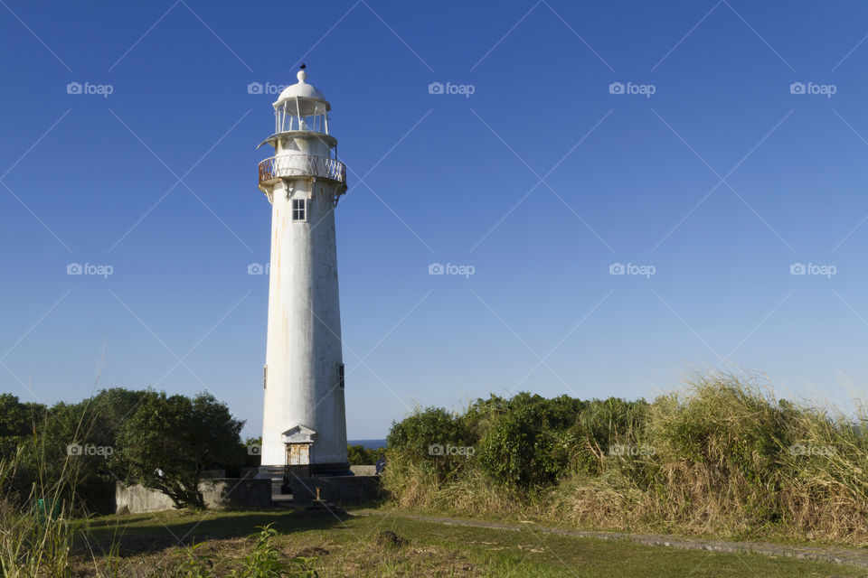 Shell Lighthouse in Ilha do Mel Parana Brazil.