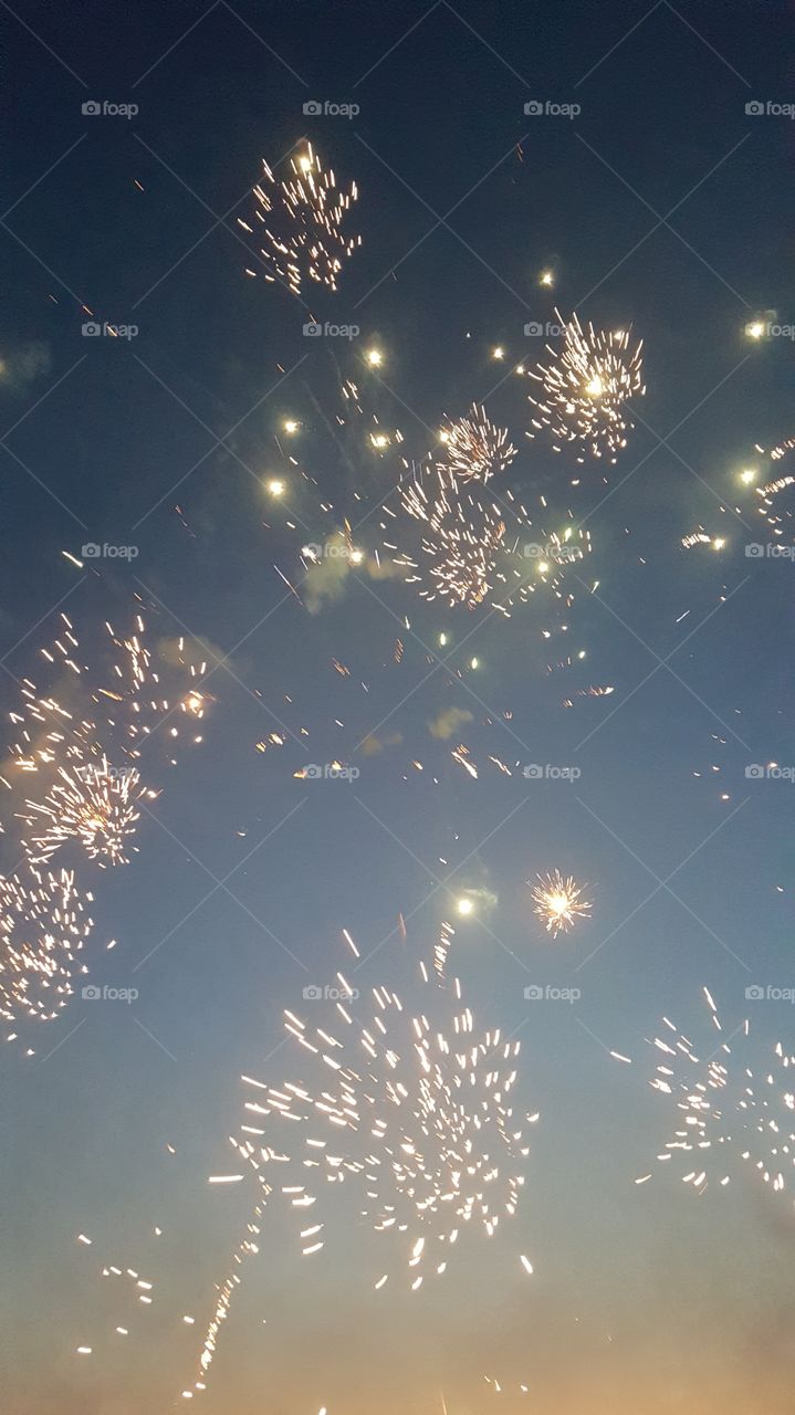 Fireworks At The Beach