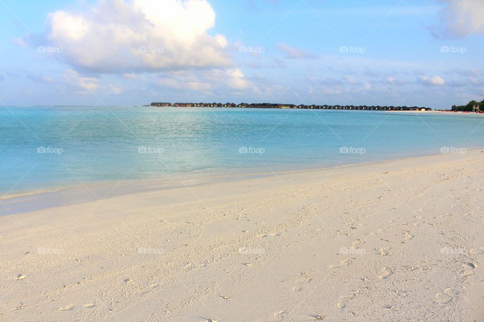 Simply mesmerising. A beach in the Maldives 