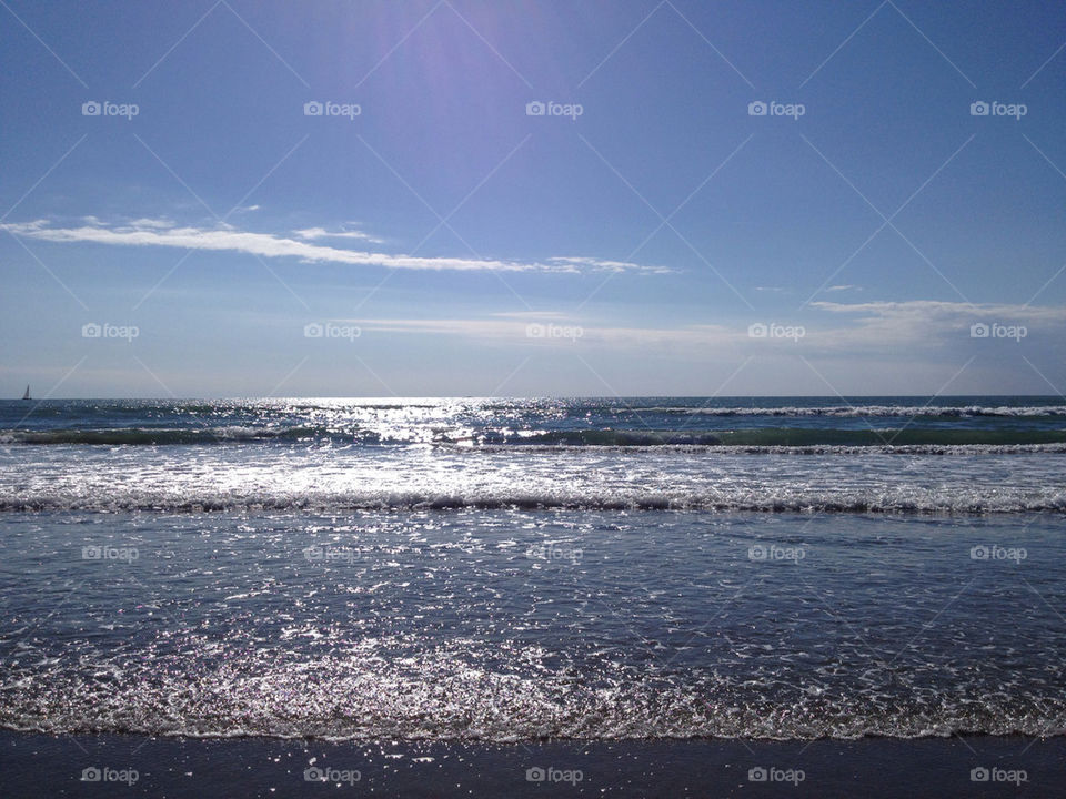 beach sea wave toscana by fina3878