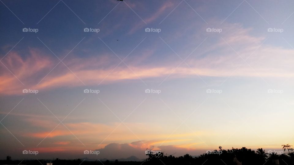 Evening click the sky and very nature and sunset weathertime on sky