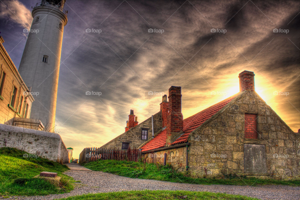 whitley bay uk clouds tiles hdr by benhines