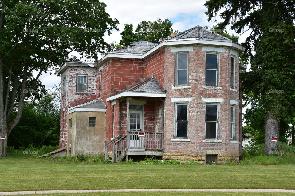 abandoned house