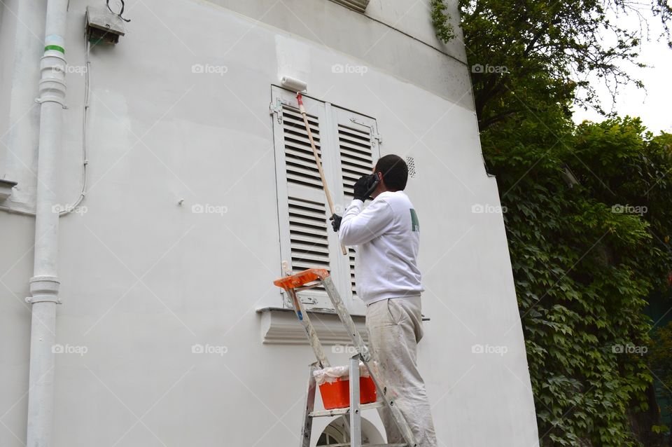 A painter in France