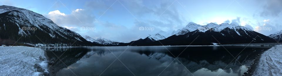 Lake reflected 