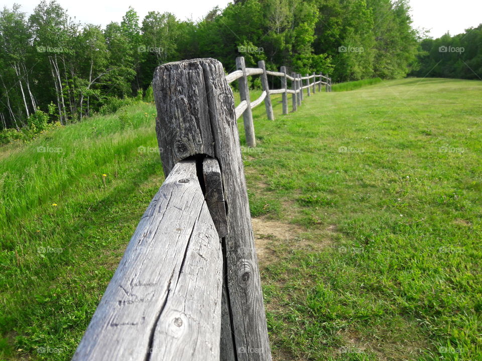 A weatheredfence that has with stood time.
