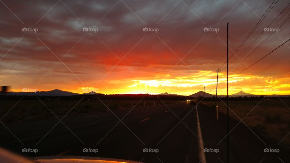 Central Oregon Sunset