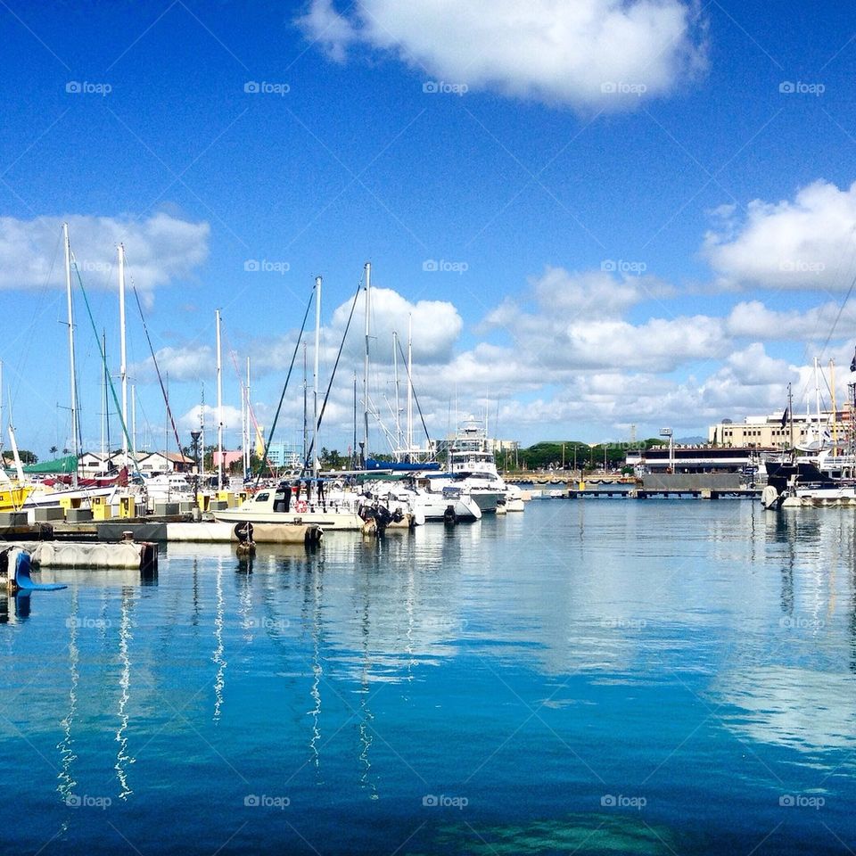 The Clouds and the Reflection