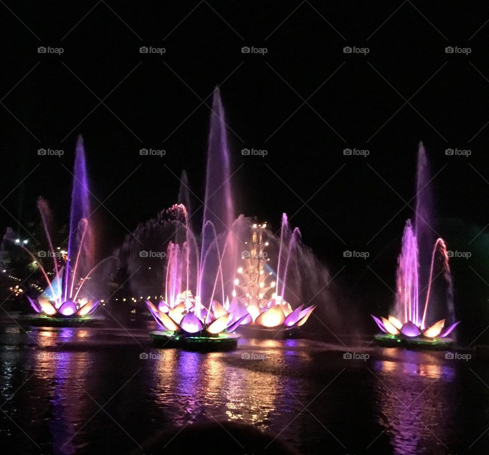 A beautiful water show!