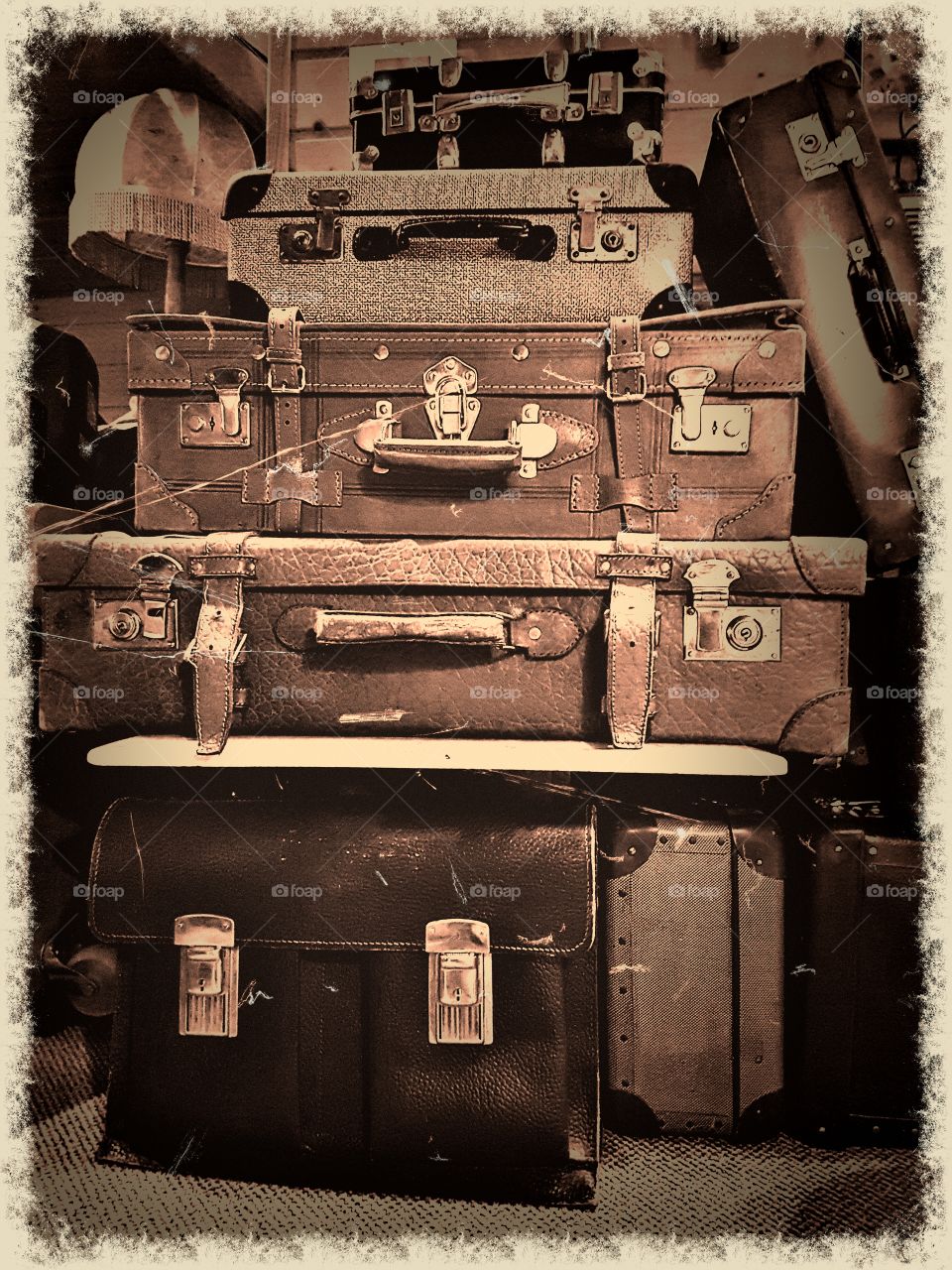 suitcases vintage