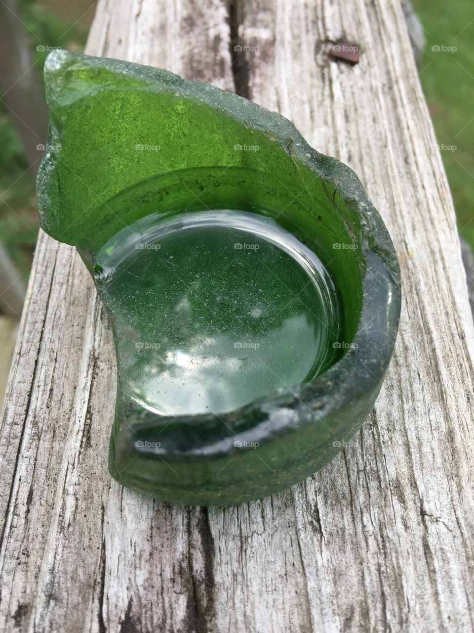 Green glass