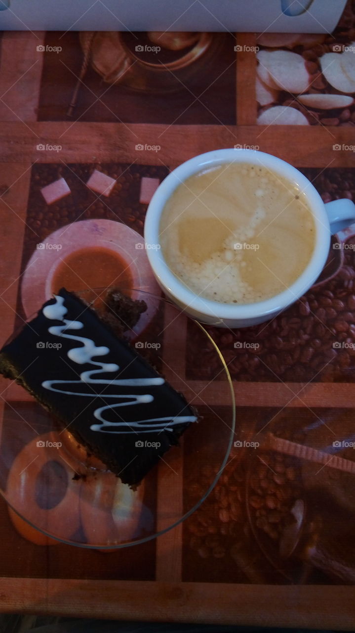 кофе.пирожные.