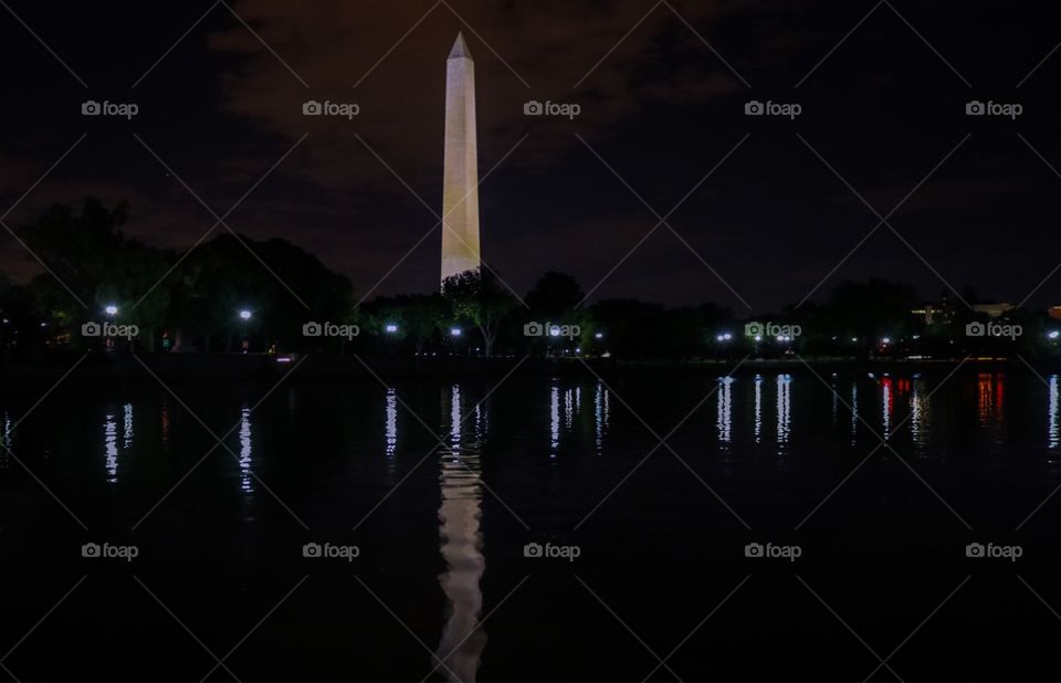 Beautiful Washington by Night.
