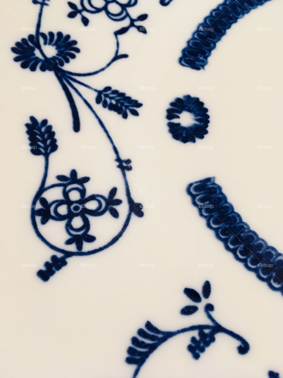 Old plate decoration