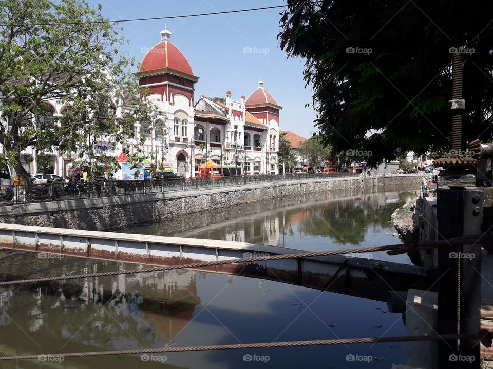 The Old City called as The Little Amsterdam of Semarang, Indonesia