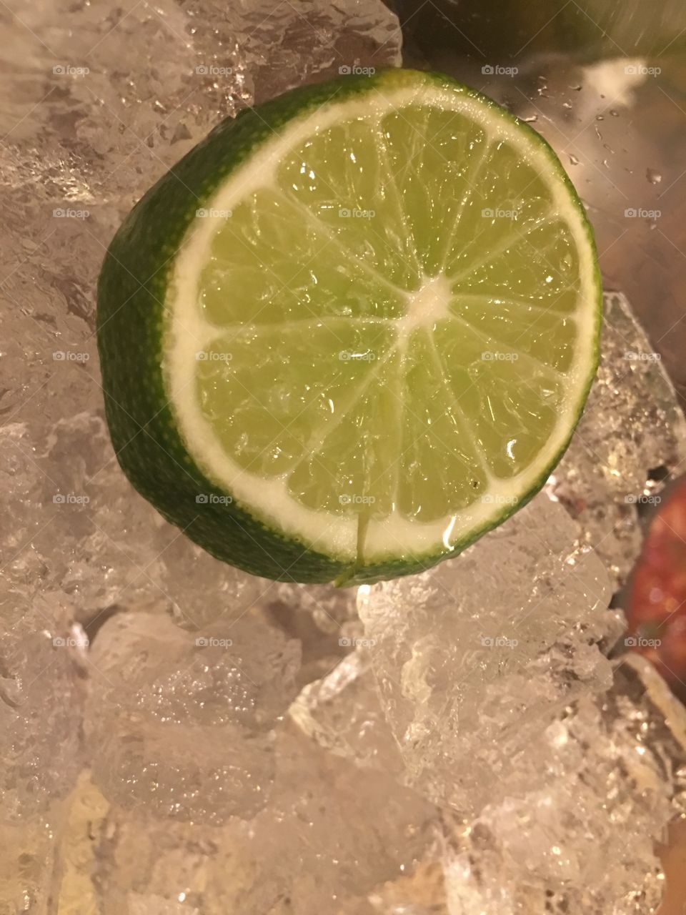 Lime on it