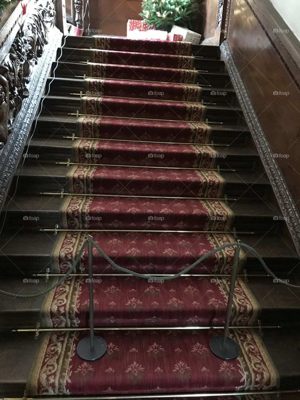 Very smart and exceptional historical house staircase.