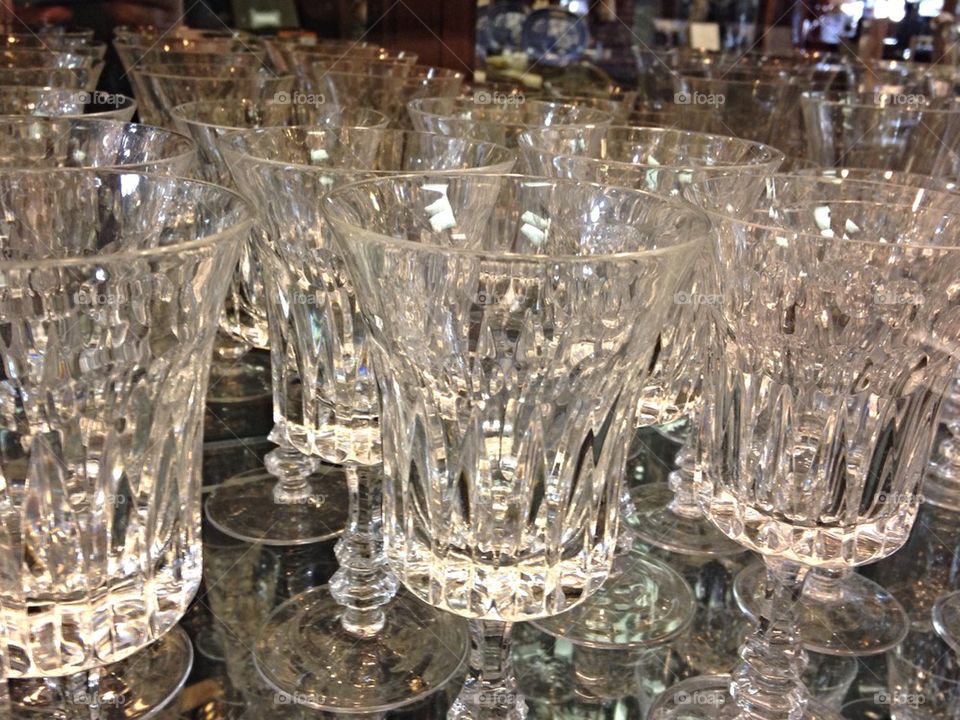 Crystal glasses