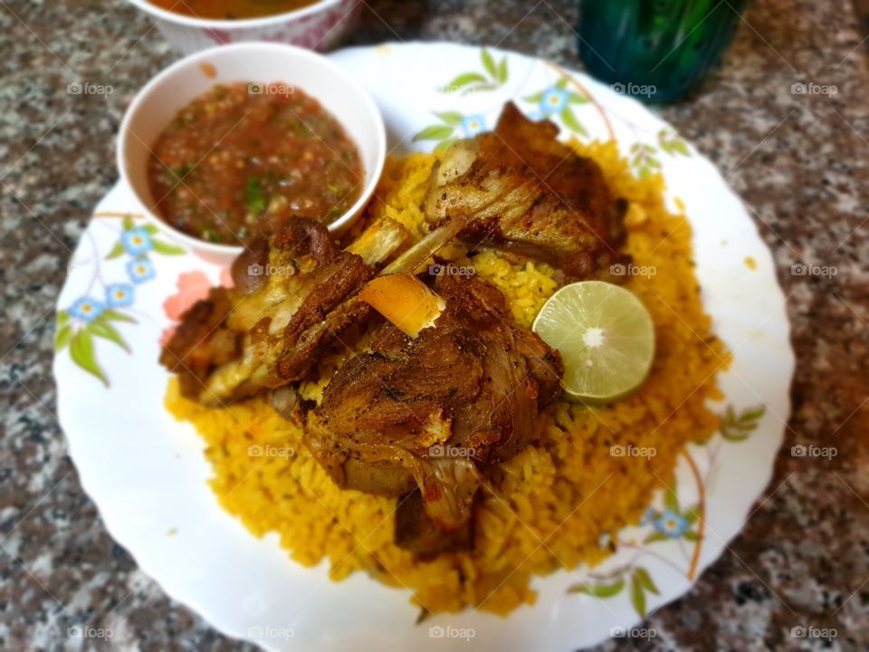 Mutton Mandi Arabic deight.......