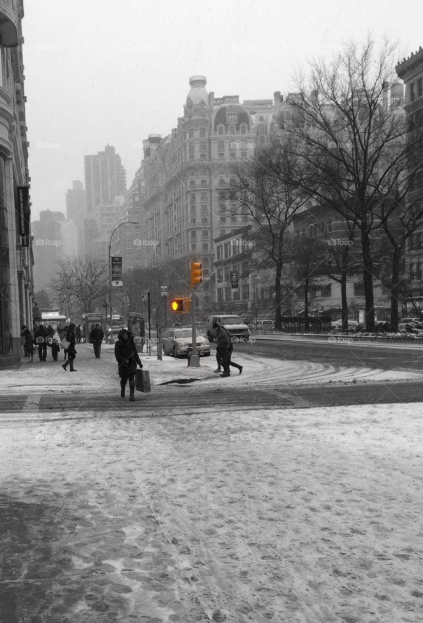 Snowy New York 