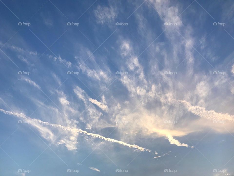 Beautiful unique cloudscape.