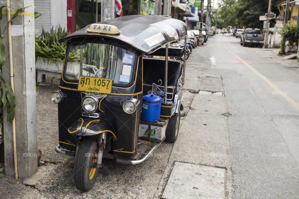 Tuk tuk in the streets 