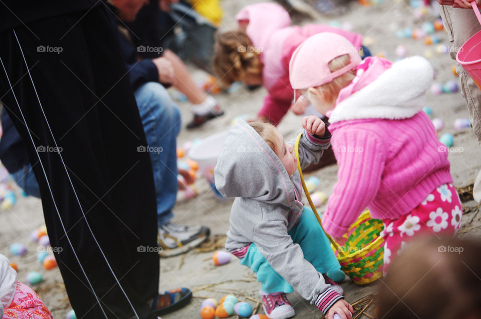 Easter Egg Hunt at the Beach