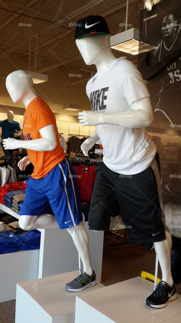 Nike clothing wear gear mannequin