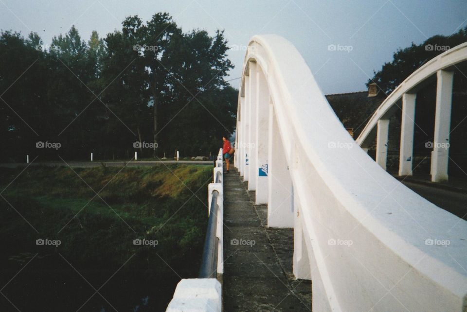 white bridge
