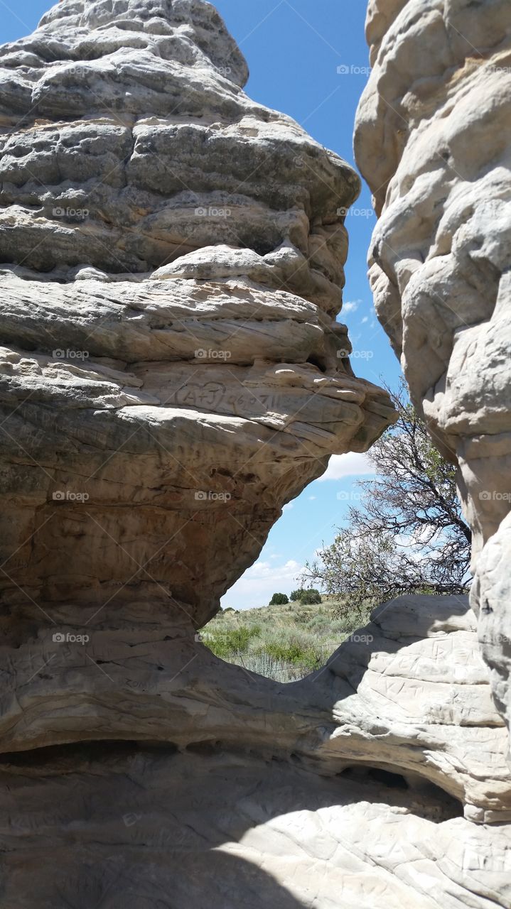Utah sandstone formation