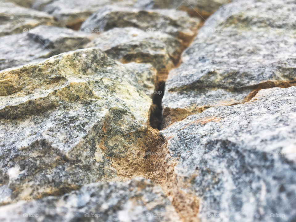 Texture of a rock