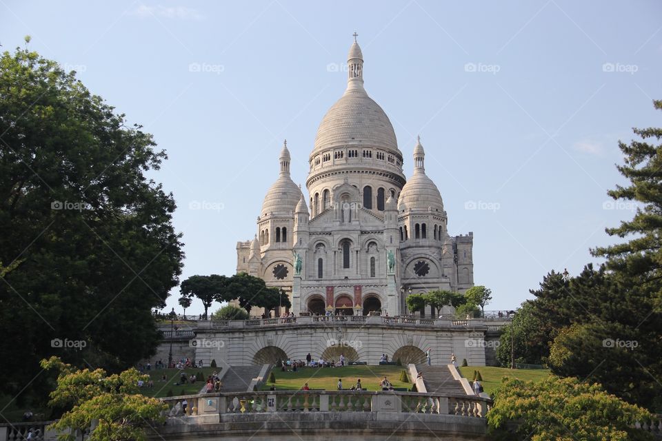 Basilique Du Sacre Coeur. Paris, France