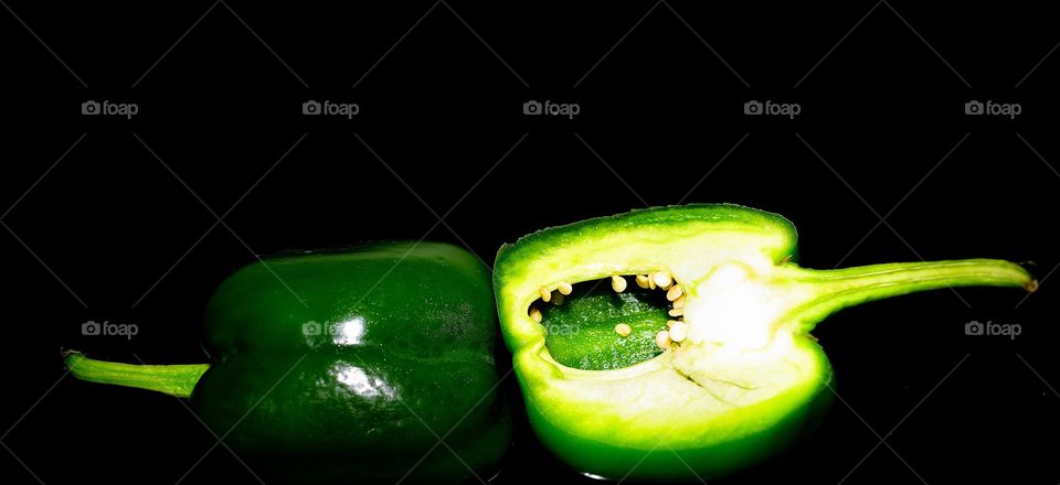 vegetable, green,capcium