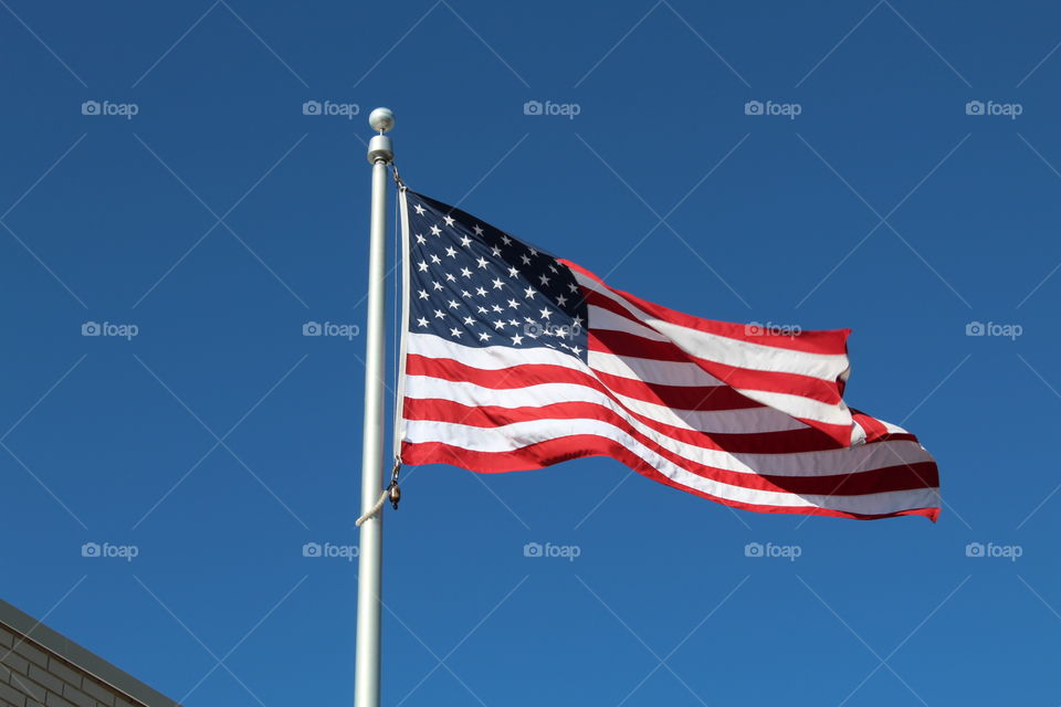 Flag, Patriotism, Wind, Flagpole, United
