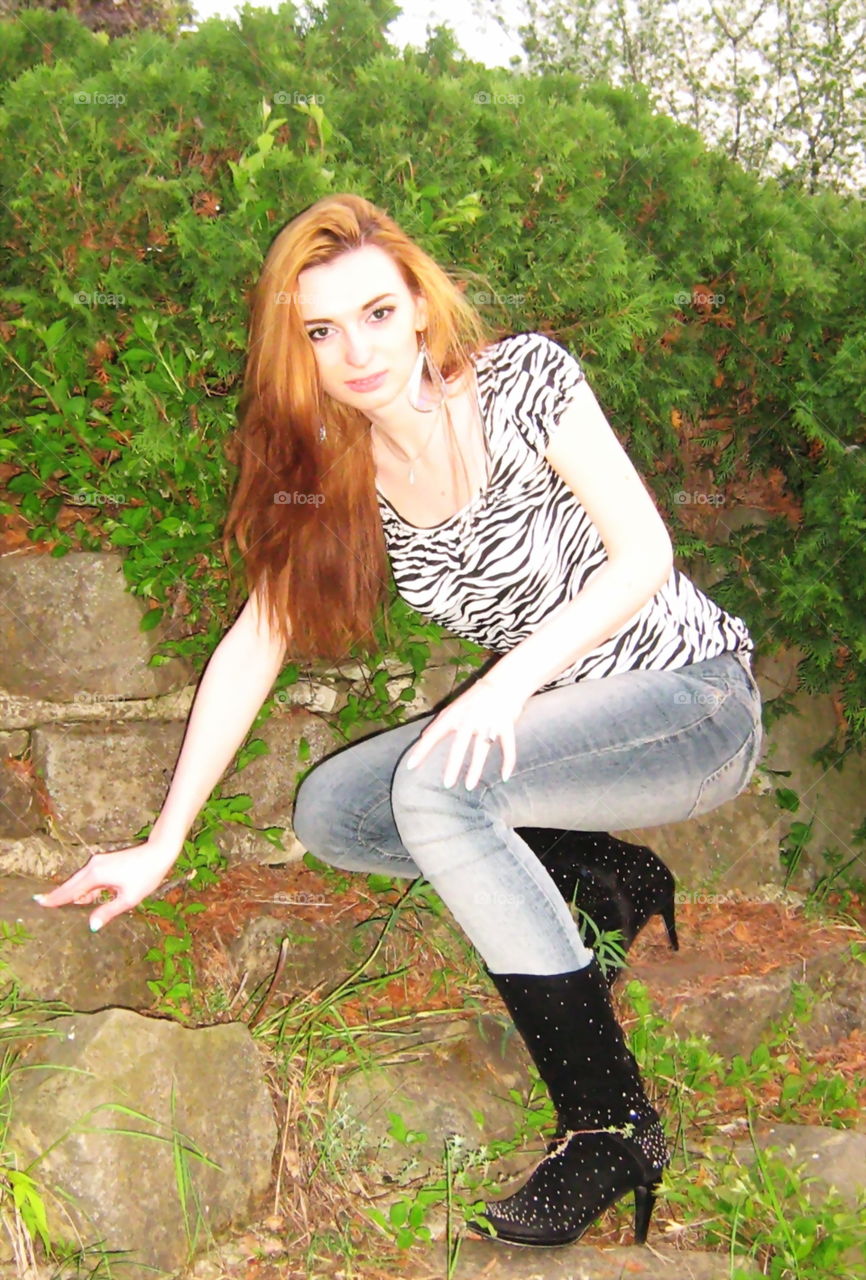 When she was really happy