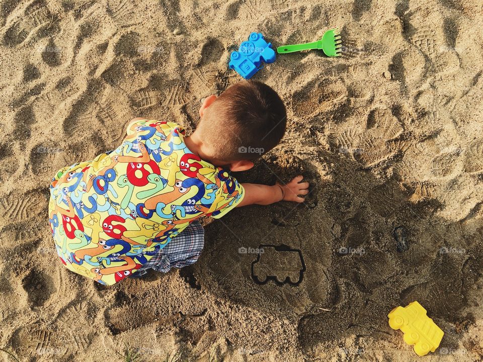 Fun in the sand...