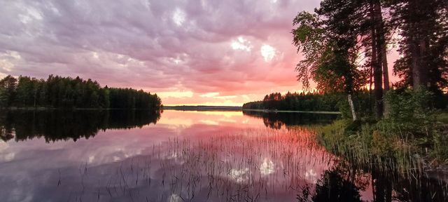 Awesome sunset from Finland