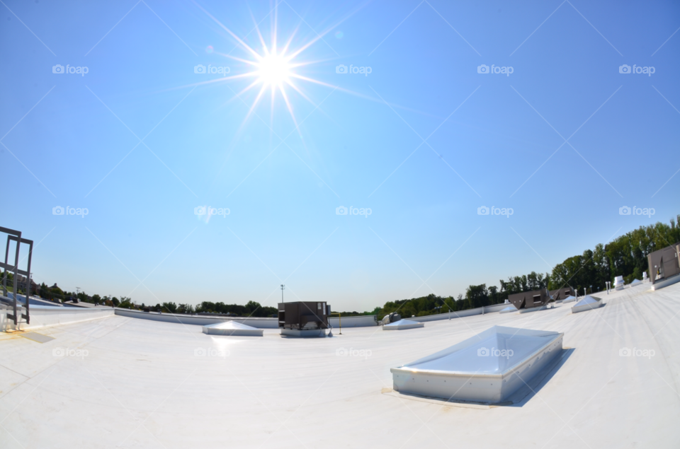 sky blue sun roof by hillroad
