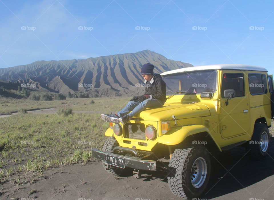 Morning in Bromo mountain