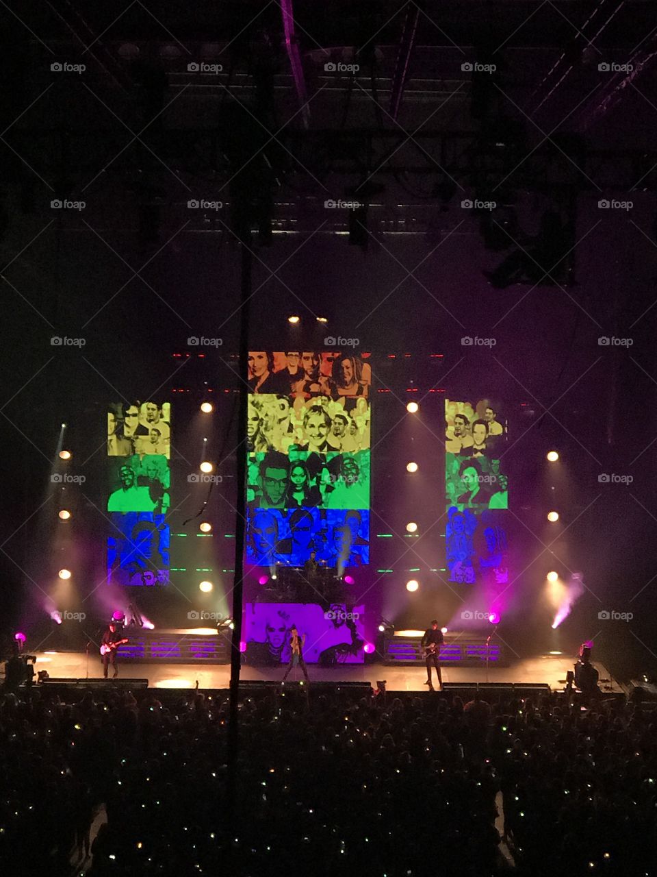 Taken at the Panic! At the Disco concert in Cleveland, Ohio at The Wolstein Center.