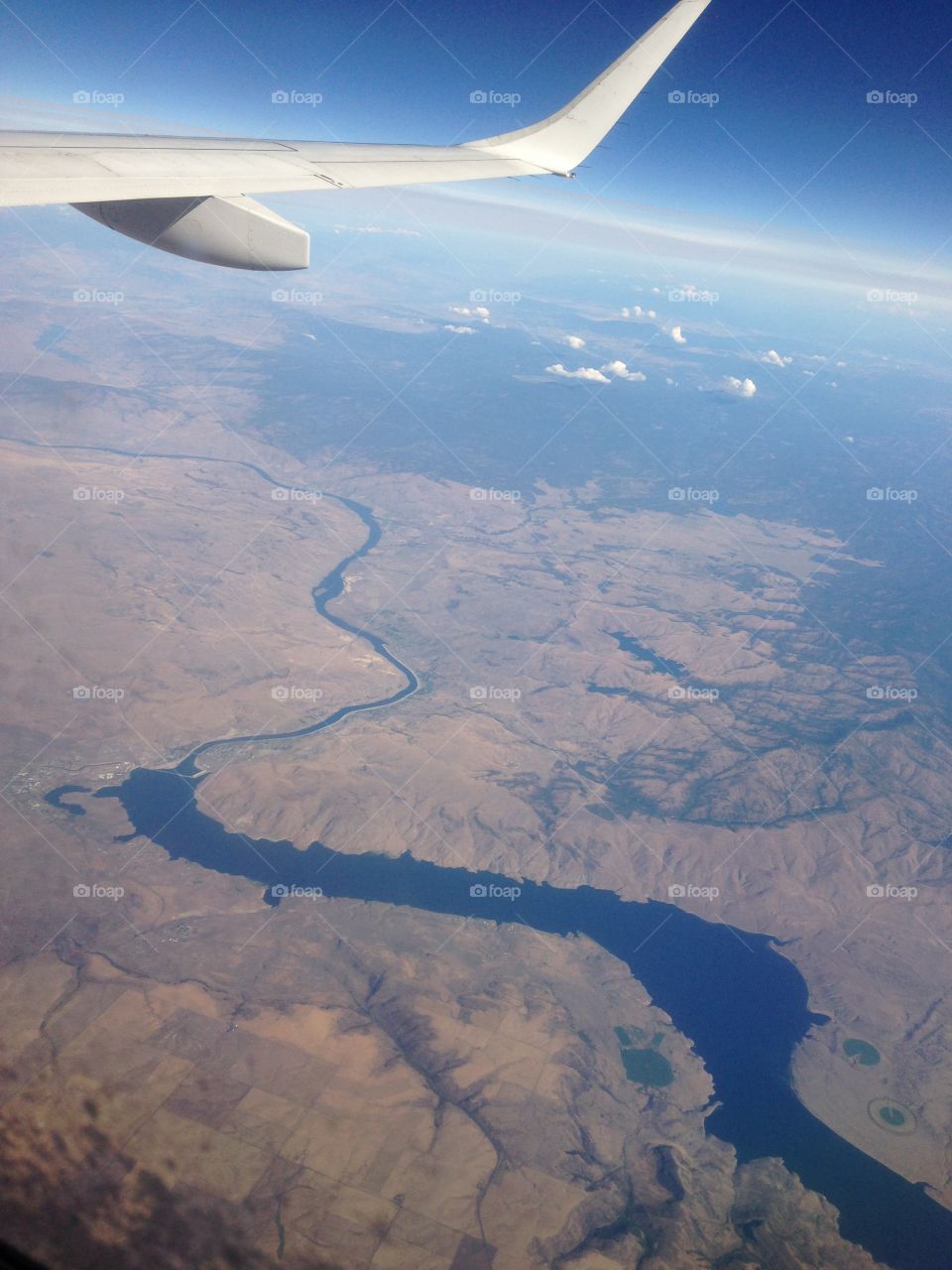 A river from above