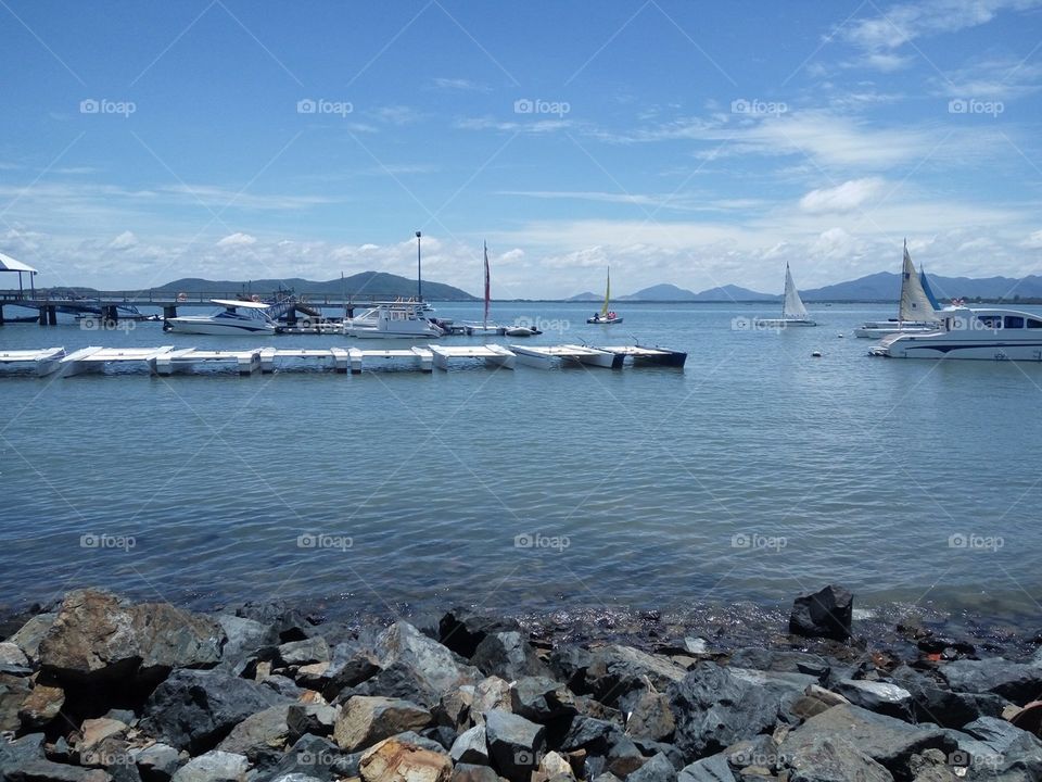 Water, No Person, Sea, Harbor, Seashore