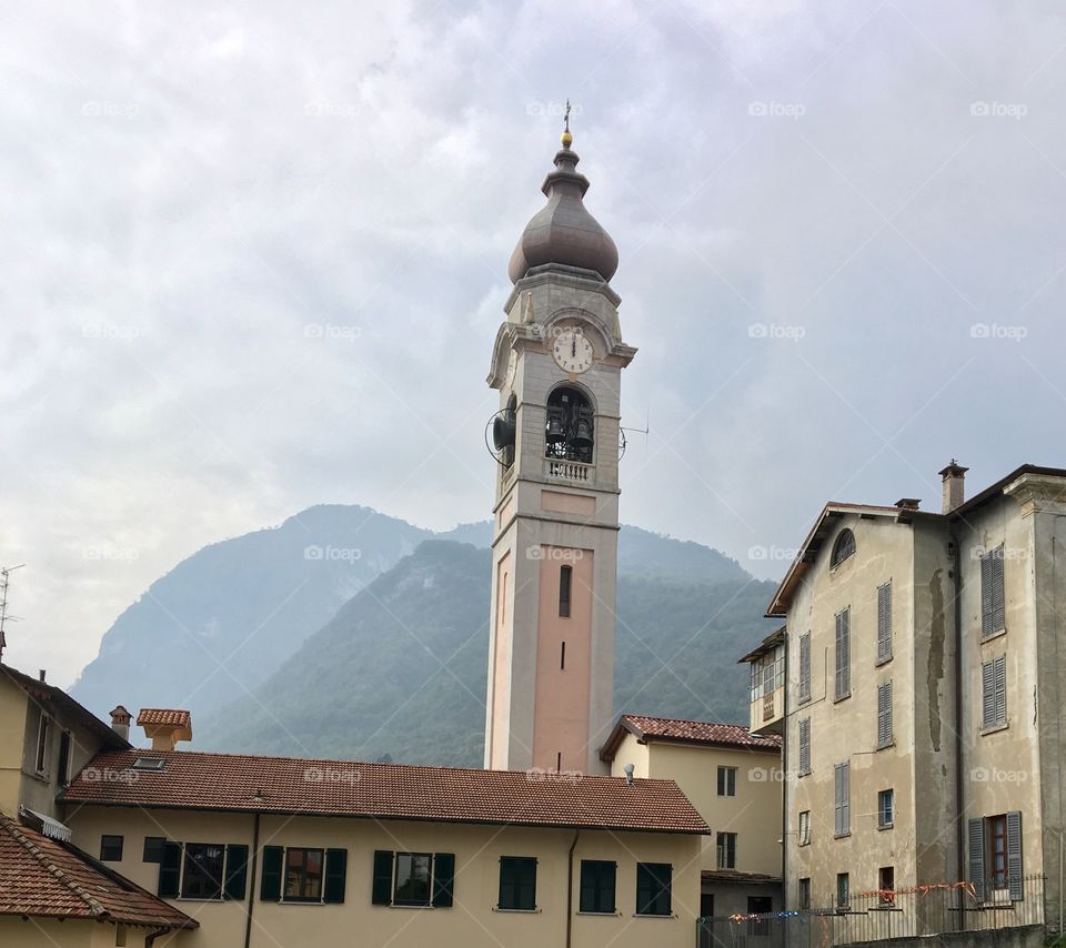 Clock Tower in Italy