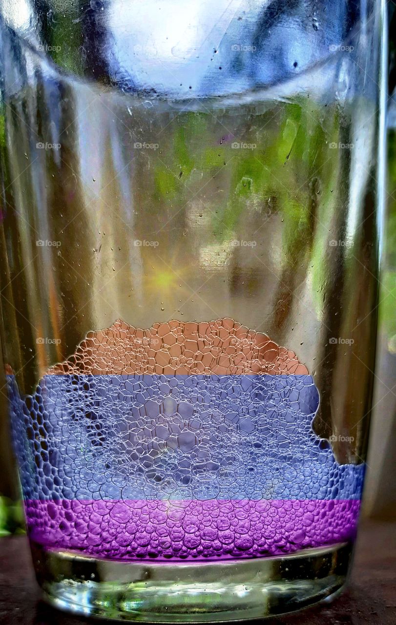 Colour bubbles...Abstract image