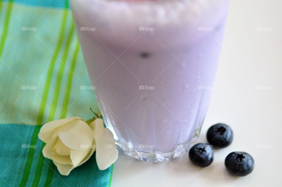 Blueberry smoothie