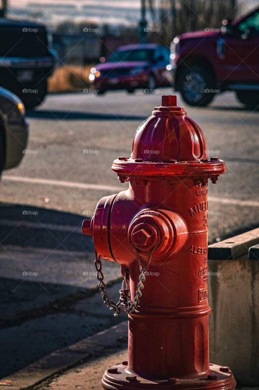 Fire hydrant of Main Street Laurel.