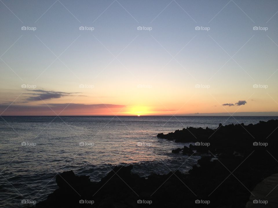 Sunset, Dawn, Water, Evening, Dusk