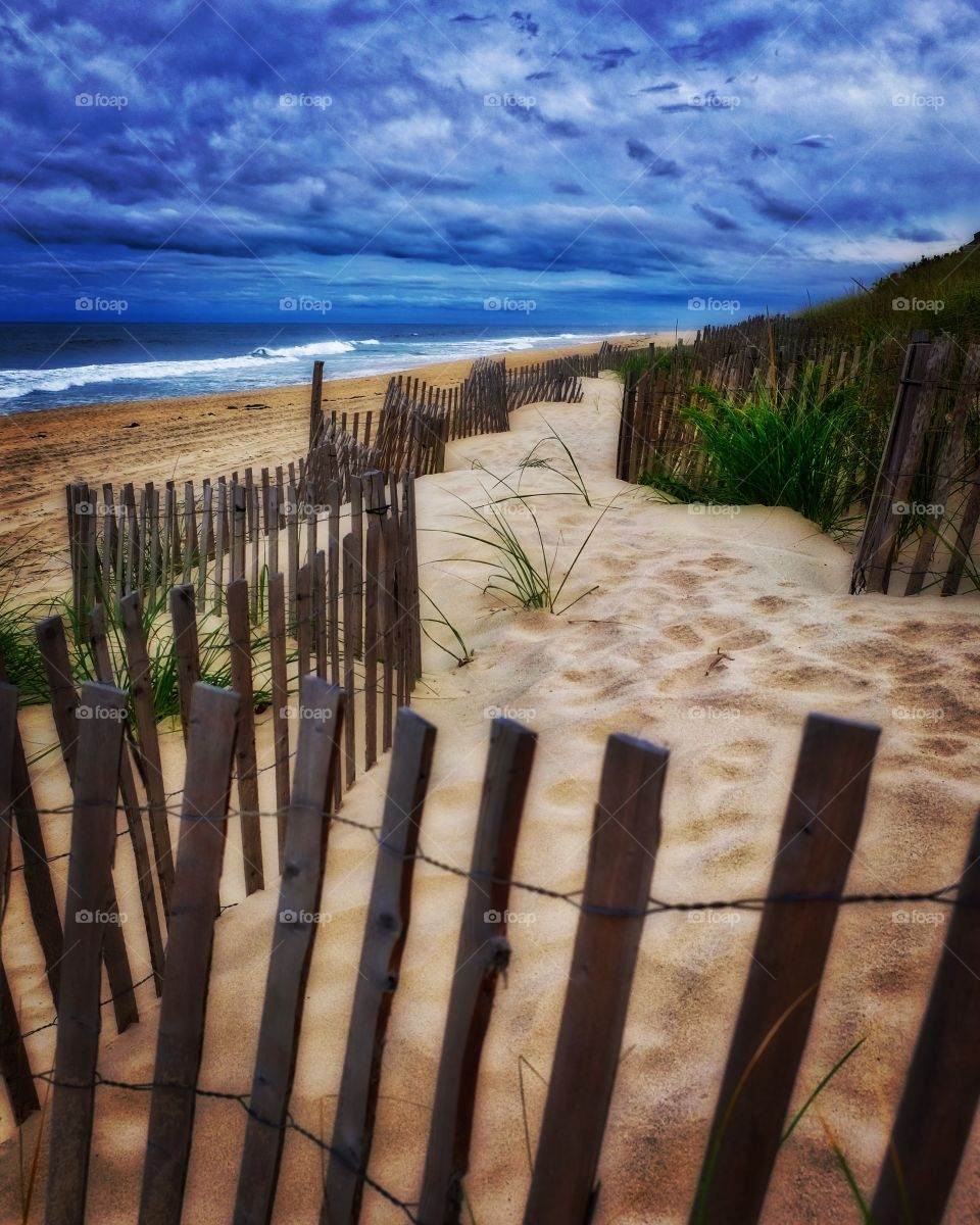 East Hamptons Main Beach, New York Beaches, Vacation Time, Summertime Beach Fun, Fence Line On The Beach