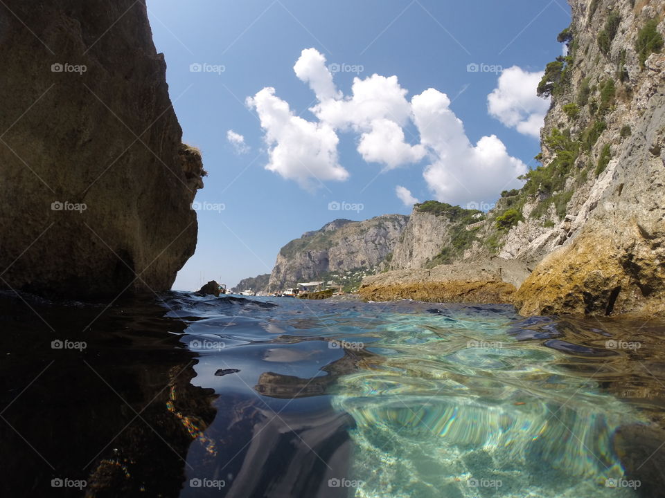 Cave in Capri