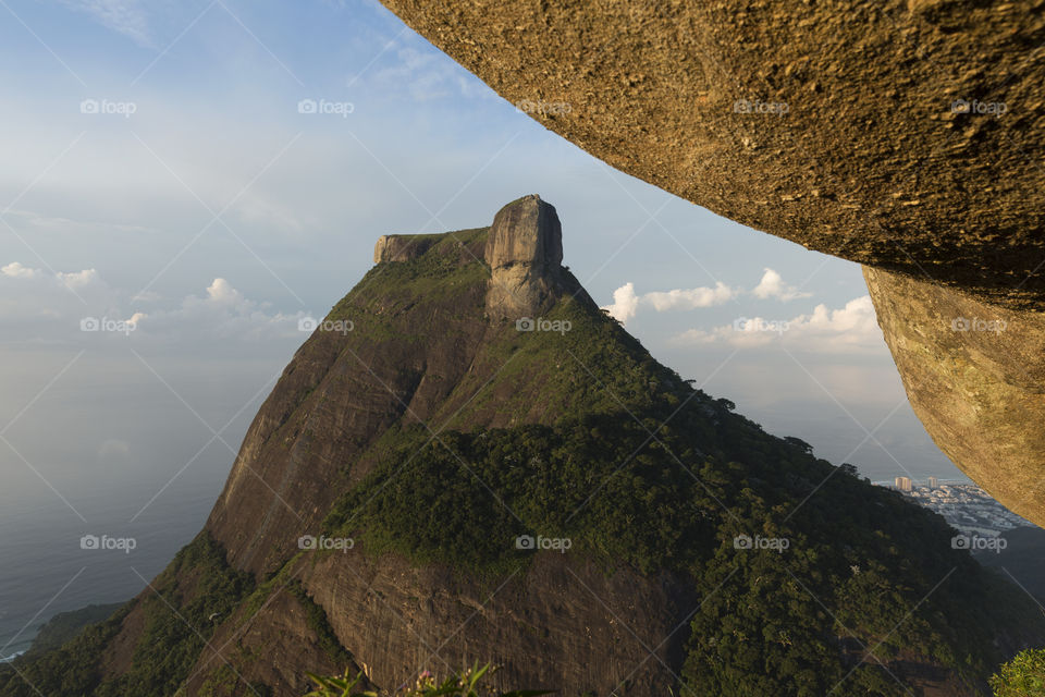 Pedra da Gavea in Rio de Janeiro Brazil.